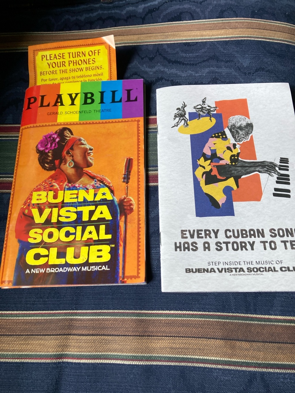 PLAYBILL Buena Vista Social Club Playbill with song explanation-2026